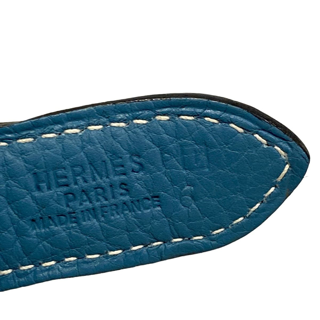 Hermes Shoulder Bag Trim 31 Blue Jean — view 9
