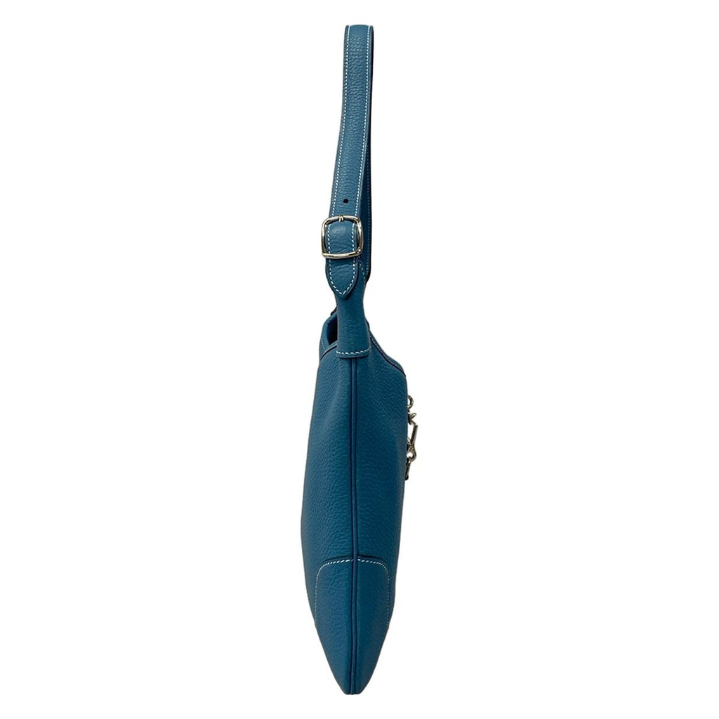 Hermes Shoulder Bag Trim 31 Blue Jean — view 2