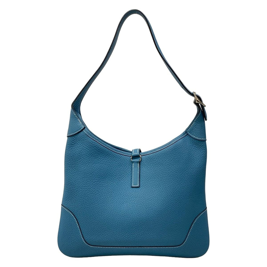 Hermes Shoulder Bag Trim 31 Blue Jean — view 3