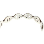 Hermes Chaine D'ancre Bangle Bracelet Silver — view 5