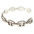 Hermes Chaine D'ancre Bangle Bracelet Silver — view 4