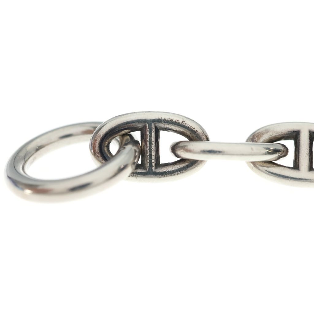 Hermes Chaine D'ancre TGM Chain Bracelet Silver — view 5