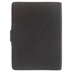 Louis Vuitton LV Vertical Wallet Compact Taurillon Leather Black Bifold — view 2