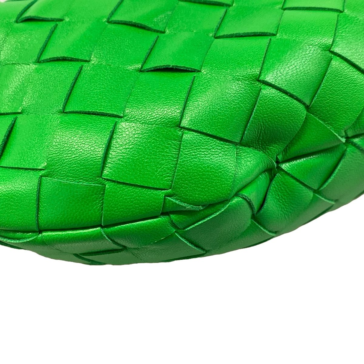 Bottega Veneta Handbag Mini the Jodie Green Braided Leather — view 6