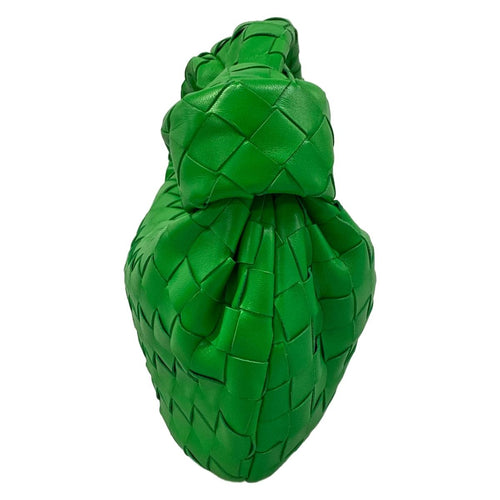Bottega Veneta Handbag Mini the Jodie Green Braided Leather — view 2