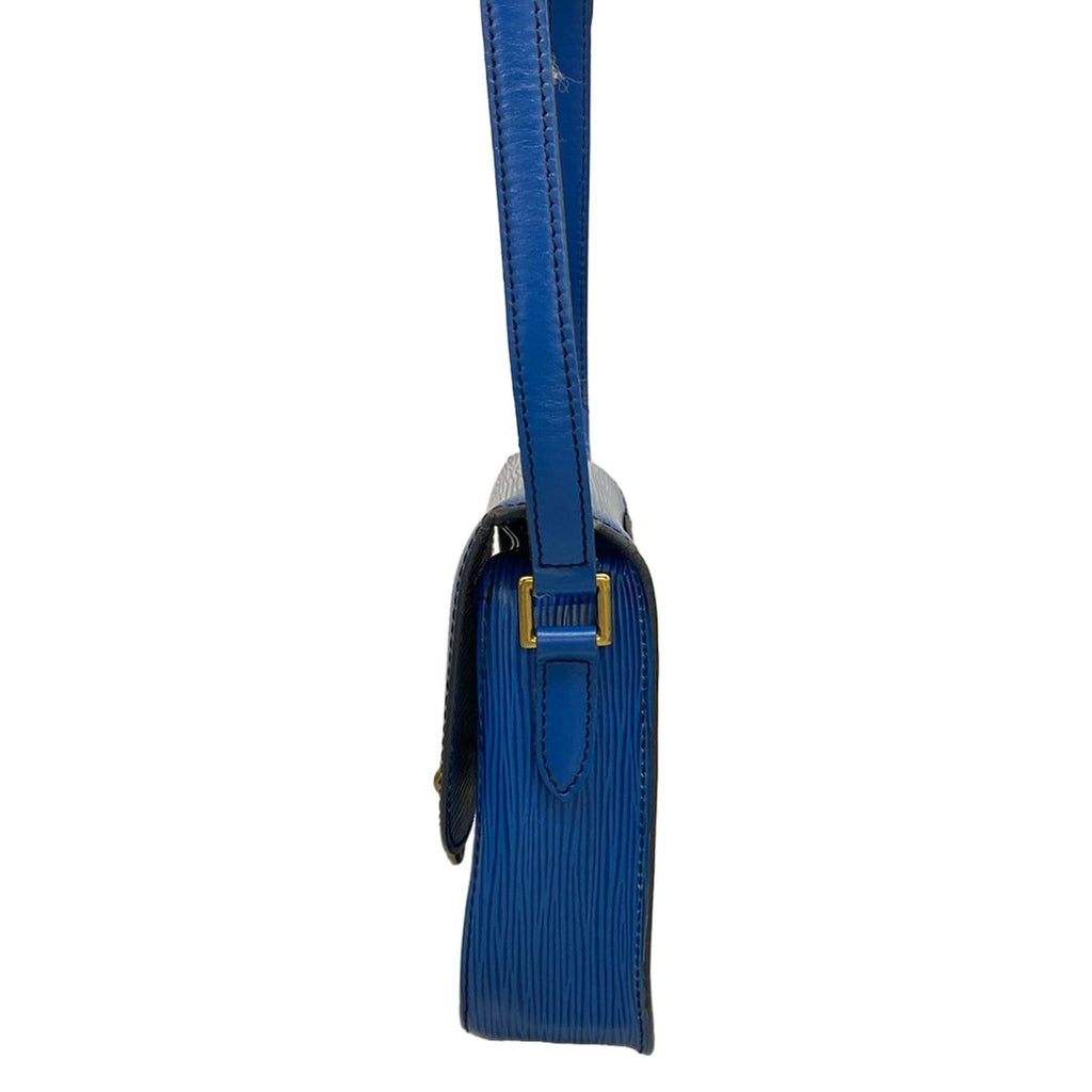 Louis Vuitton Shoulder Bag Epi Mini Saint Cloud Toledo Blue Leather — view 4