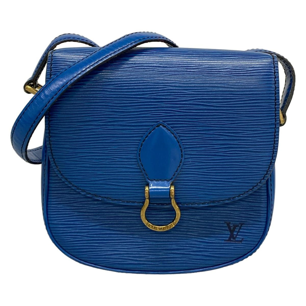 Louis Vuitton Shoulder Bag Epi Mini Saint Cloud Toledo Blue Leather