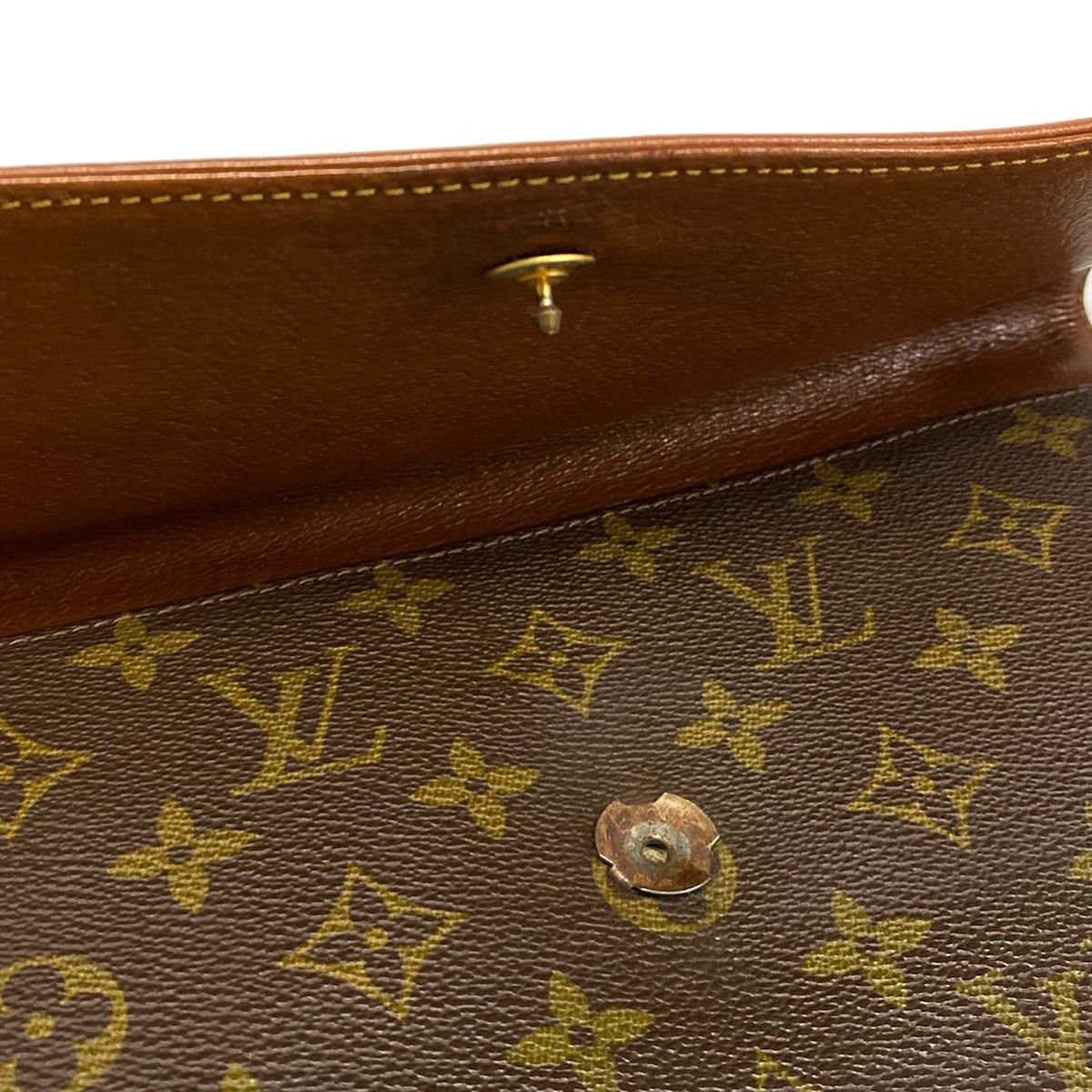 Louis Vuitton Clutch Monogram Pochette Dam GM — view 9