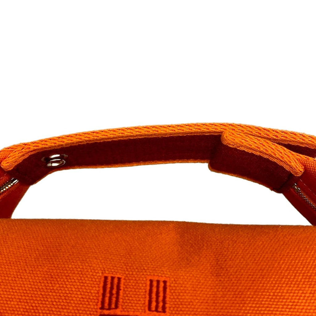 Hermes Handbag Brid-a-brac PM Orange Bordeaux — view 9