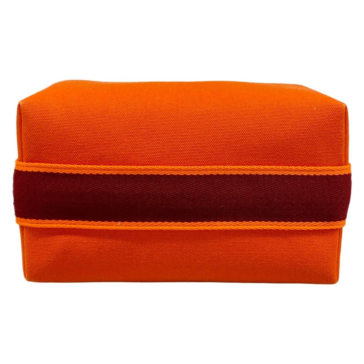 Hermes Handbag Brid-a-brac PM Orange Bordeaux — view 5