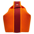 Hermes Handbag Brid-a-brac PM Orange Bordeaux — view 4