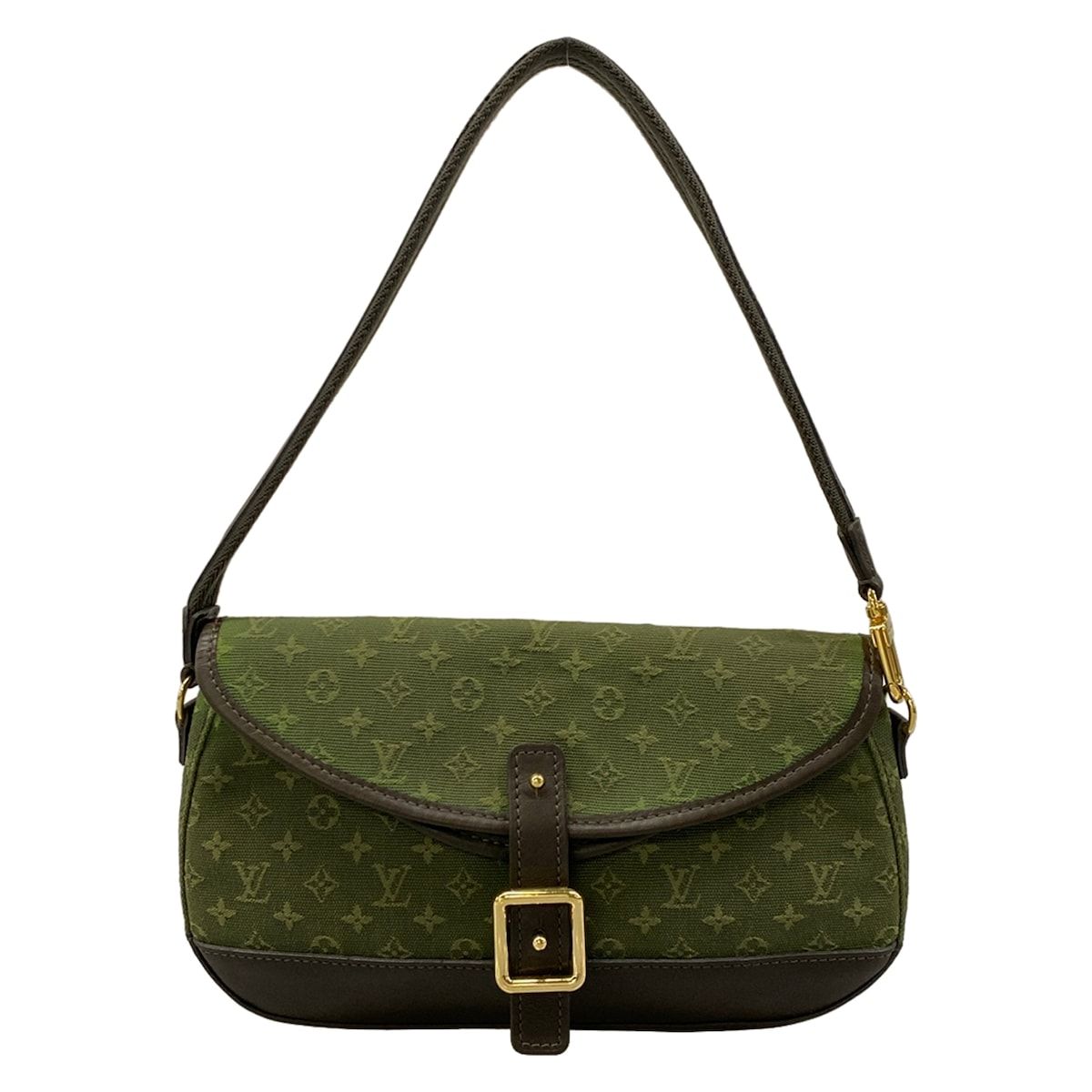 Louis Vuitton Shoulder Bag Monogram Mini Marjoli Khaki Leather