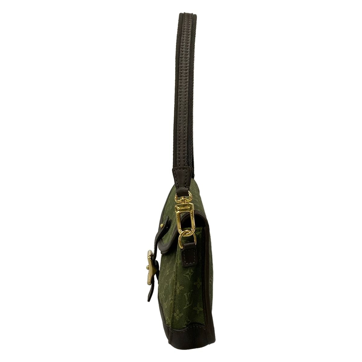 Louis Vuitton Shoulder Bag Monogram Mini Marjoli Khaki Leather — view 4