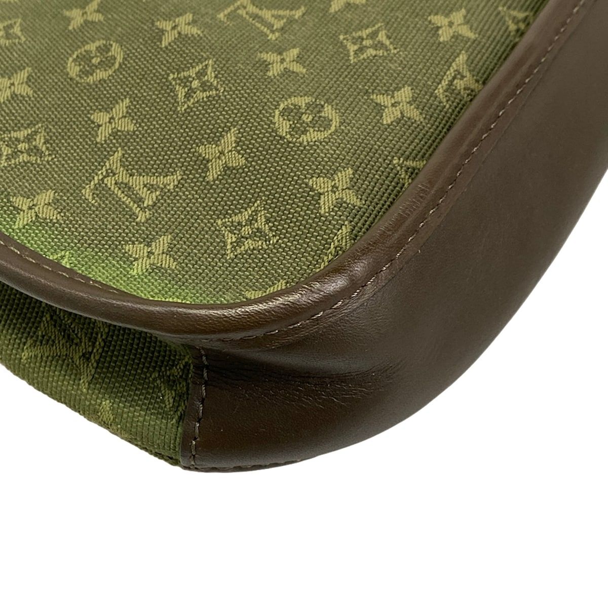 Louis Vuitton Shoulder Bag Monogram Mini Marjoli Khaki Leather — view 6