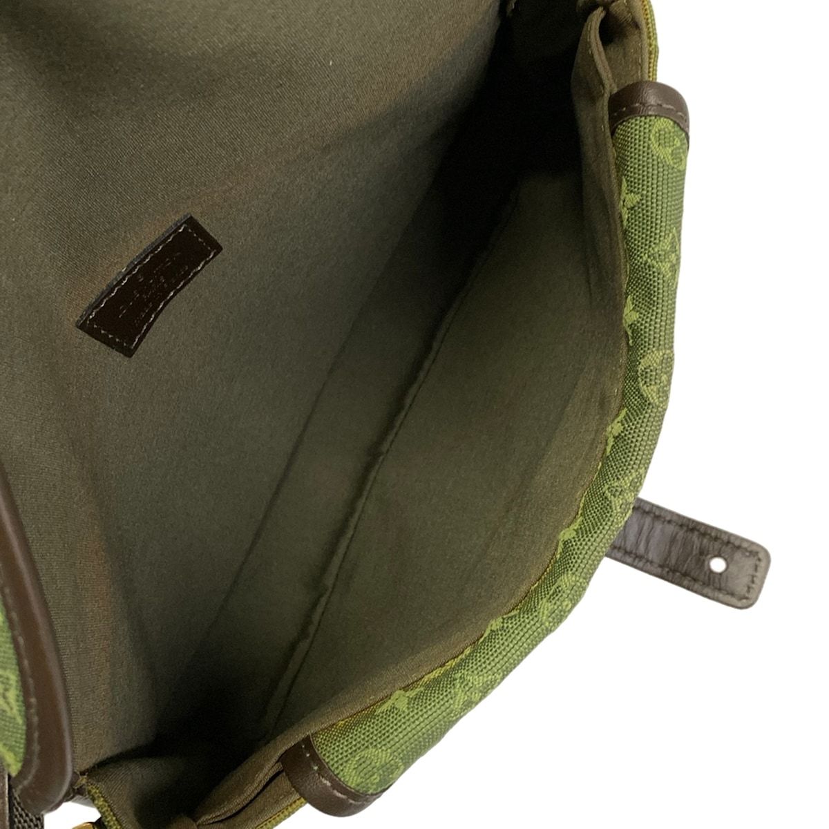 Louis Vuitton Shoulder Bag Monogram Mini Marjoli Khaki Leather — view 7
