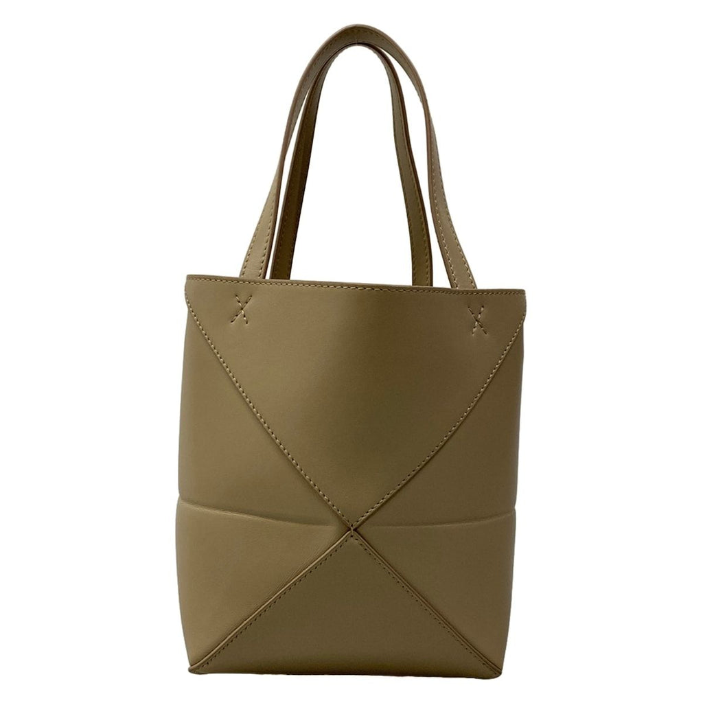 Loewe Tote Puzzle Fold Mini Sand — view 3