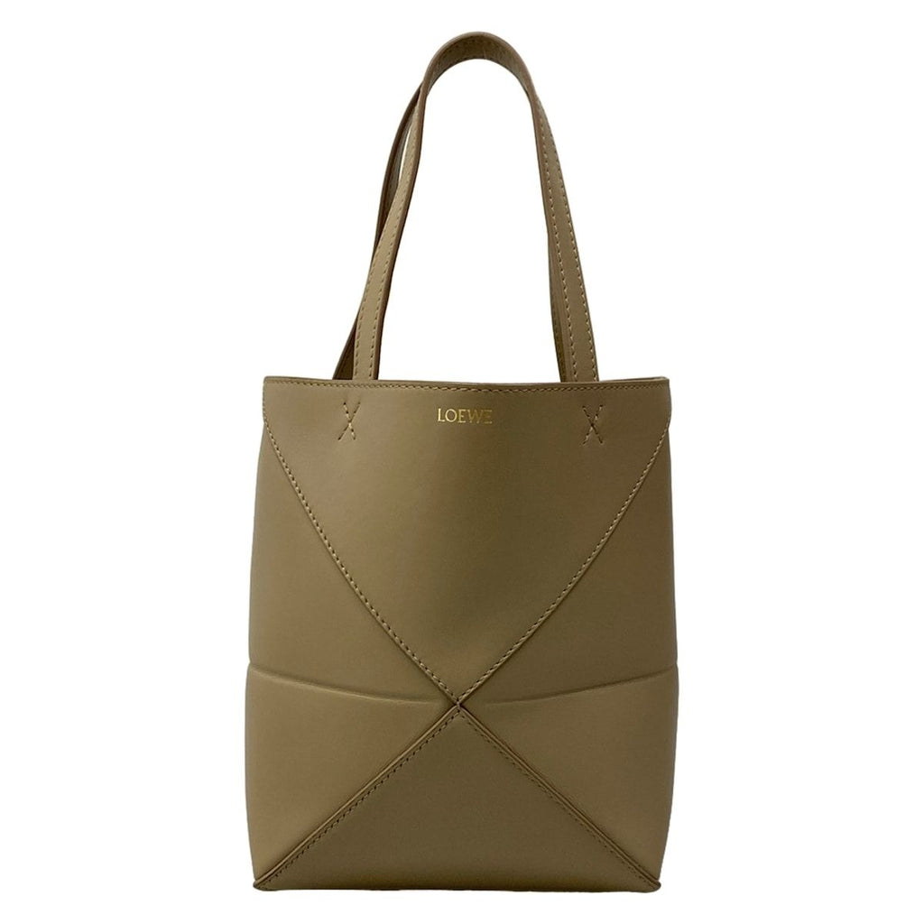 Loewe Tote Puzzle Fold Mini Sand