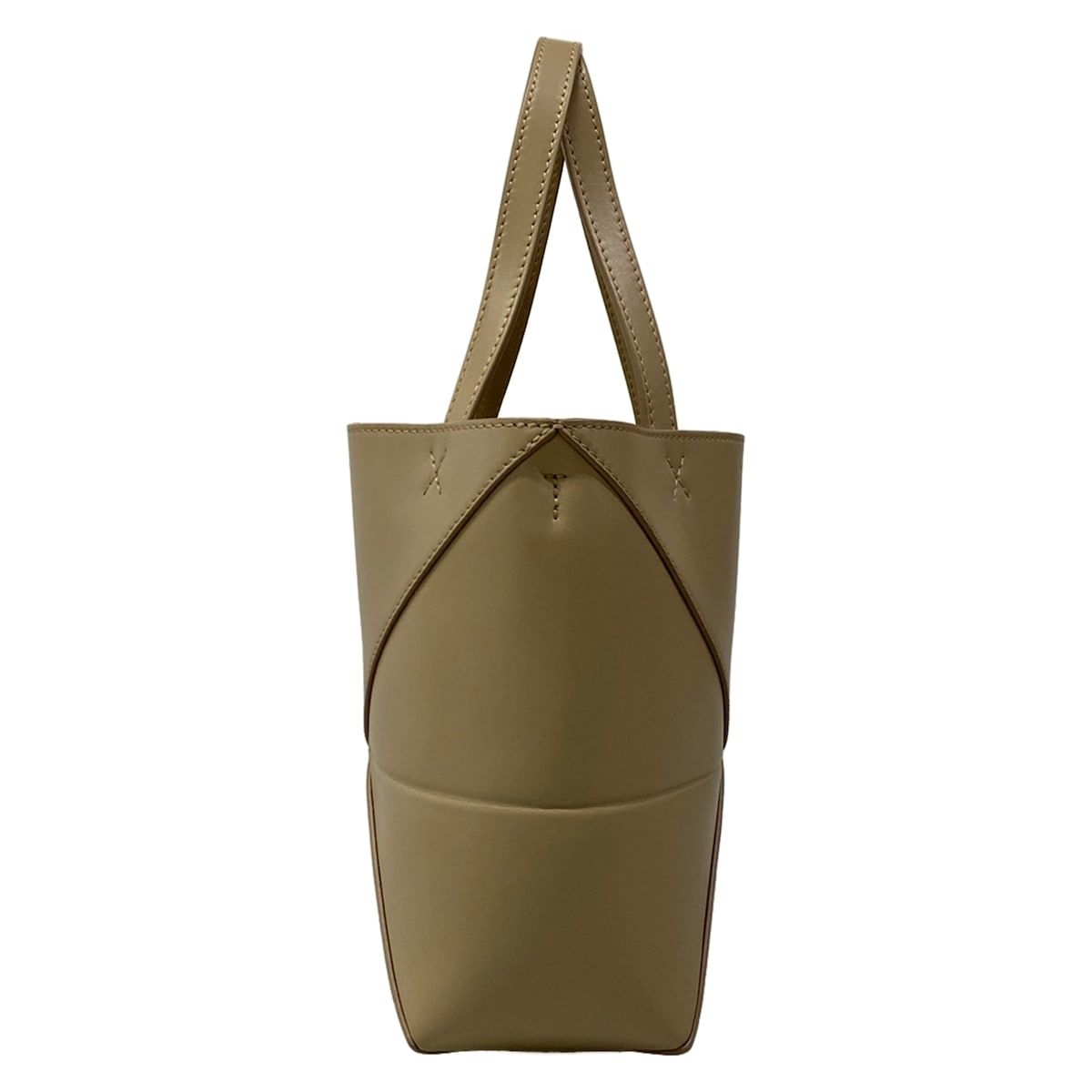 Loewe Tote Puzzle Fold Mini Sand — view 2