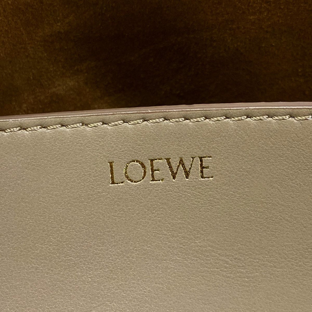 Loewe Tote Puzzle Fold Mini Sand — view 8