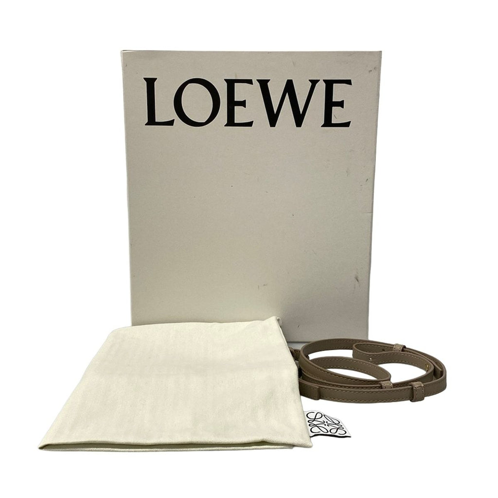 Loewe Tote Puzzle Fold Mini Sand — view 9