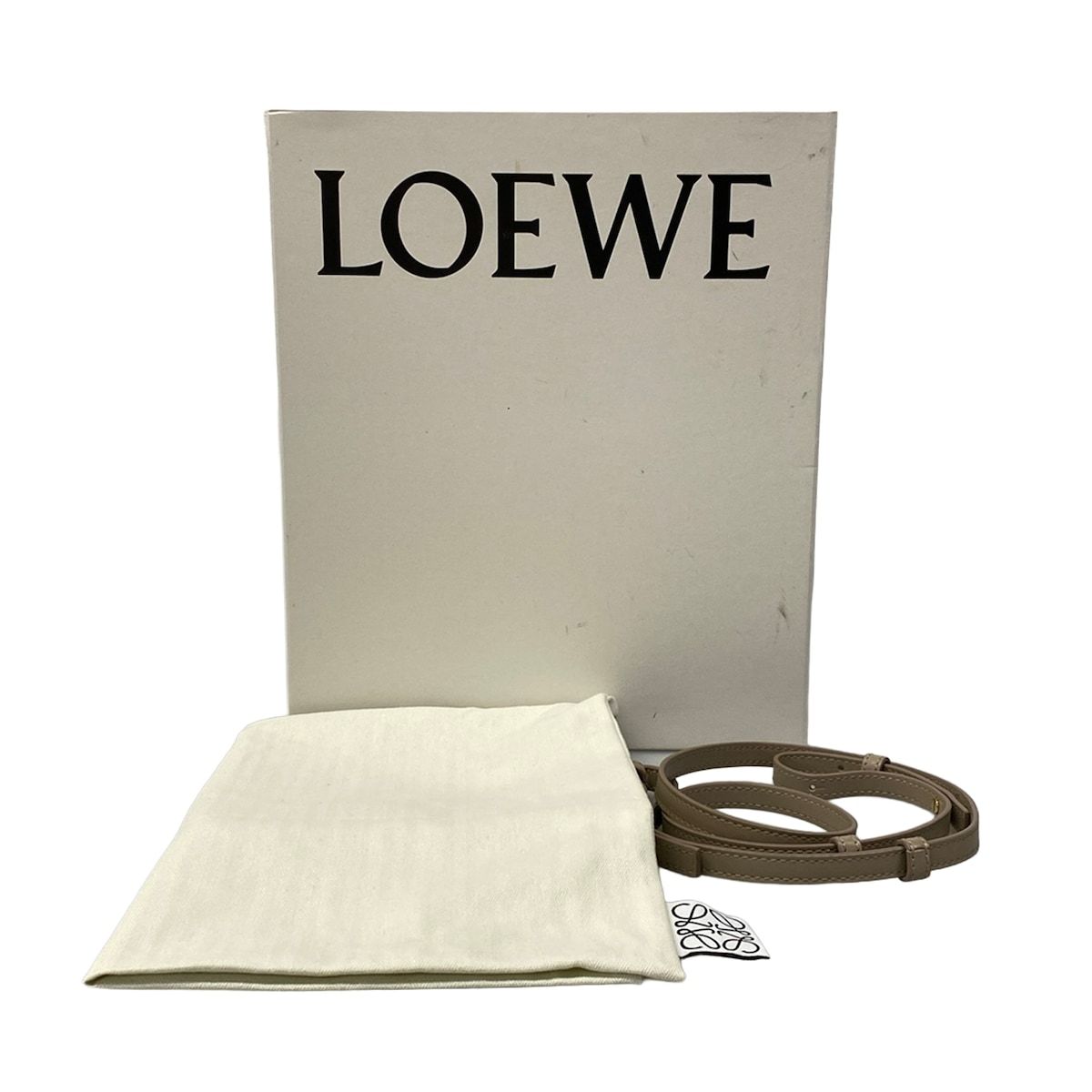 Loewe Tote Puzzle Fold Mini Sand — view 9