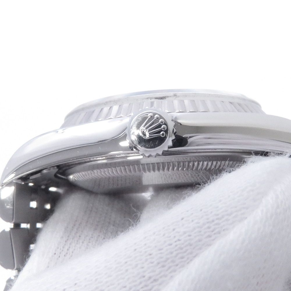 Rolex Datejust No SS White Gold Diamond Watch Silver Dial — view 8
