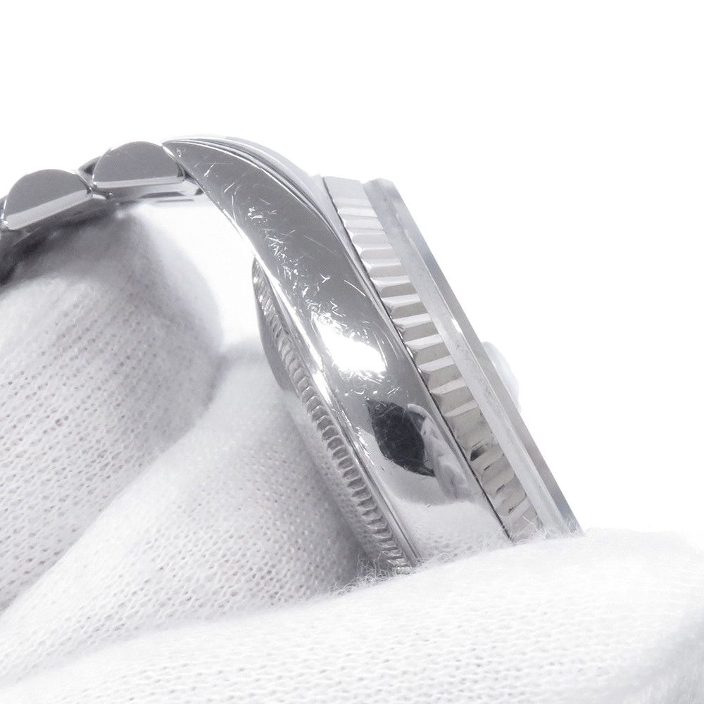 Rolex Datejust No SS White Gold Diamond Watch Silver Dial — view 9