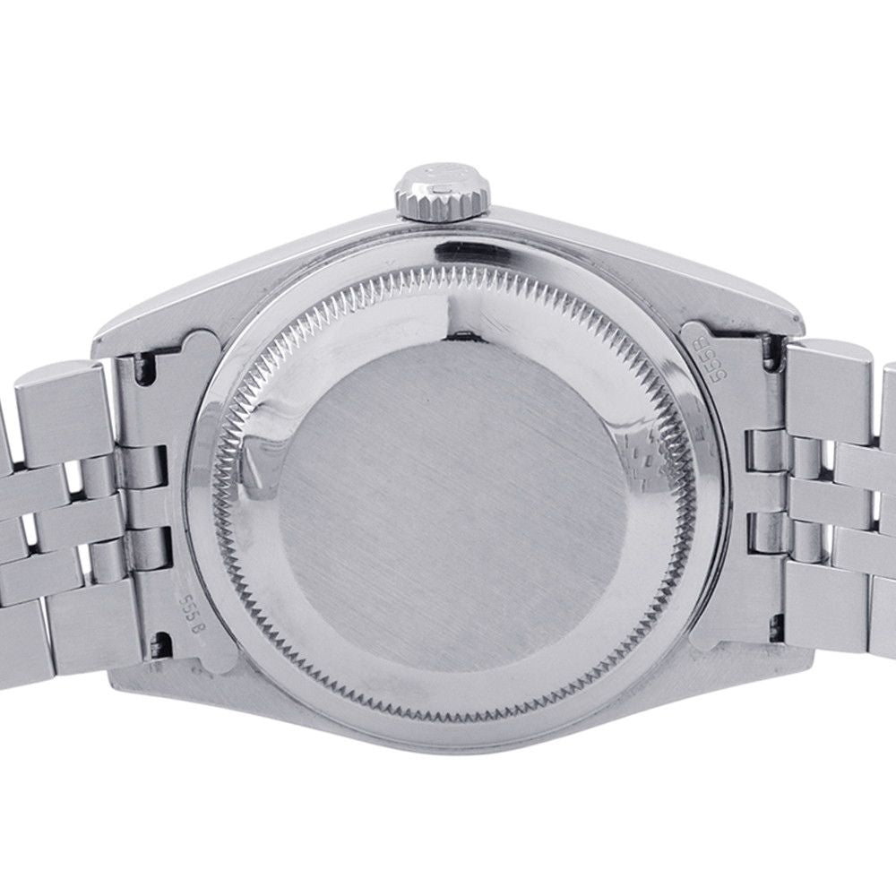 Rolex Datejust No SS White Gold Diamond Watch Silver Dial — view 5