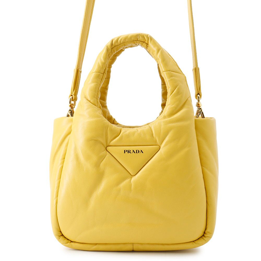 Prada Handbag Triangle Logo Mini Leather 2-Way