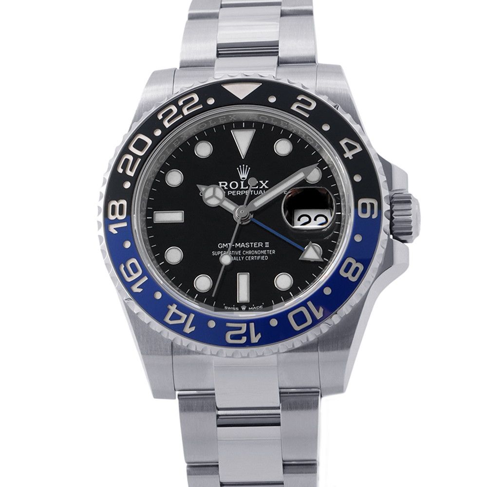 Rolex GMT Master 2 Date Roulette Watch Black Dial