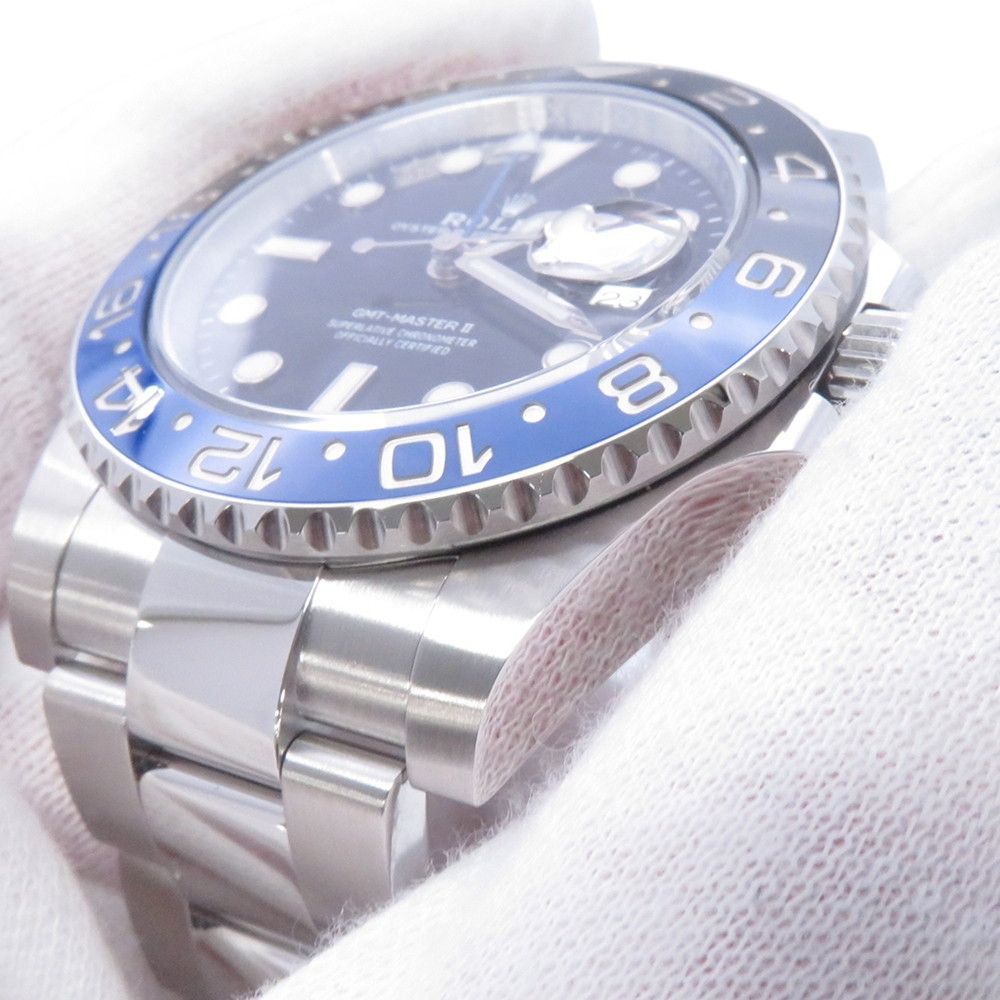 Rolex GMT Master 2 Date Roulette Watch Black Dial — view 4