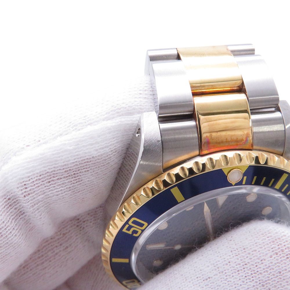 Rolex Submariner Date SS 18k Yellow Gold P No Watch Blue Dial — view 4
