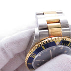 Rolex Submariner Date SS 18k Yellow Gold P No Watch Blue Dial — view 4