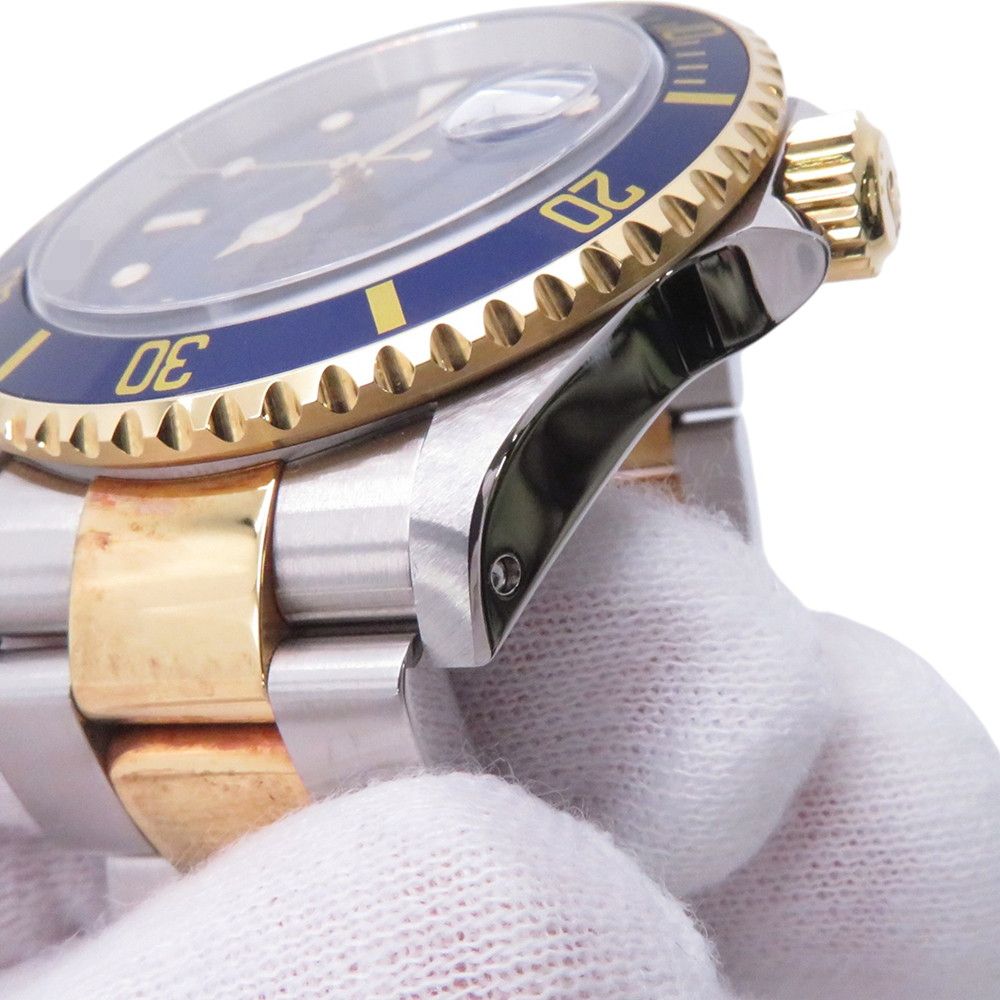 Rolex Submariner Date SS 18k Yellow Gold P No Watch Blue Dial — view 5