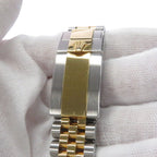 Rolex GMT Master 2 SS 18k Yellow Gold Roulette Watch Black Dial — view 7