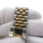 Rolex GMT Master 2 SS 18k Yellow Gold Roulette Watch Black Dial — view 6