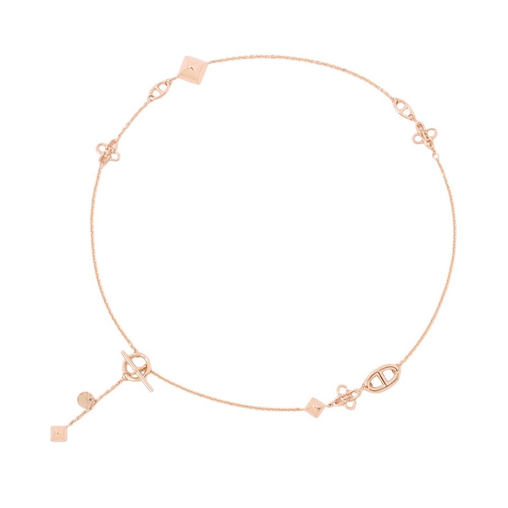 Hermes Necklace Ronde Multi LG 18k Pink Gold — view 5