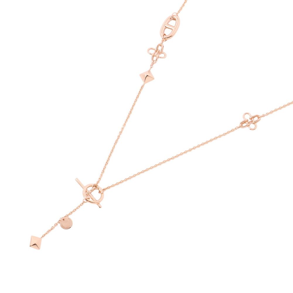 Hermes Necklace Ronde Multi LG 18k Pink Gold — view 4