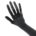 Hermes Ring Chaine D'ancre PM Diamond Total 18k Pink Gold — view 4