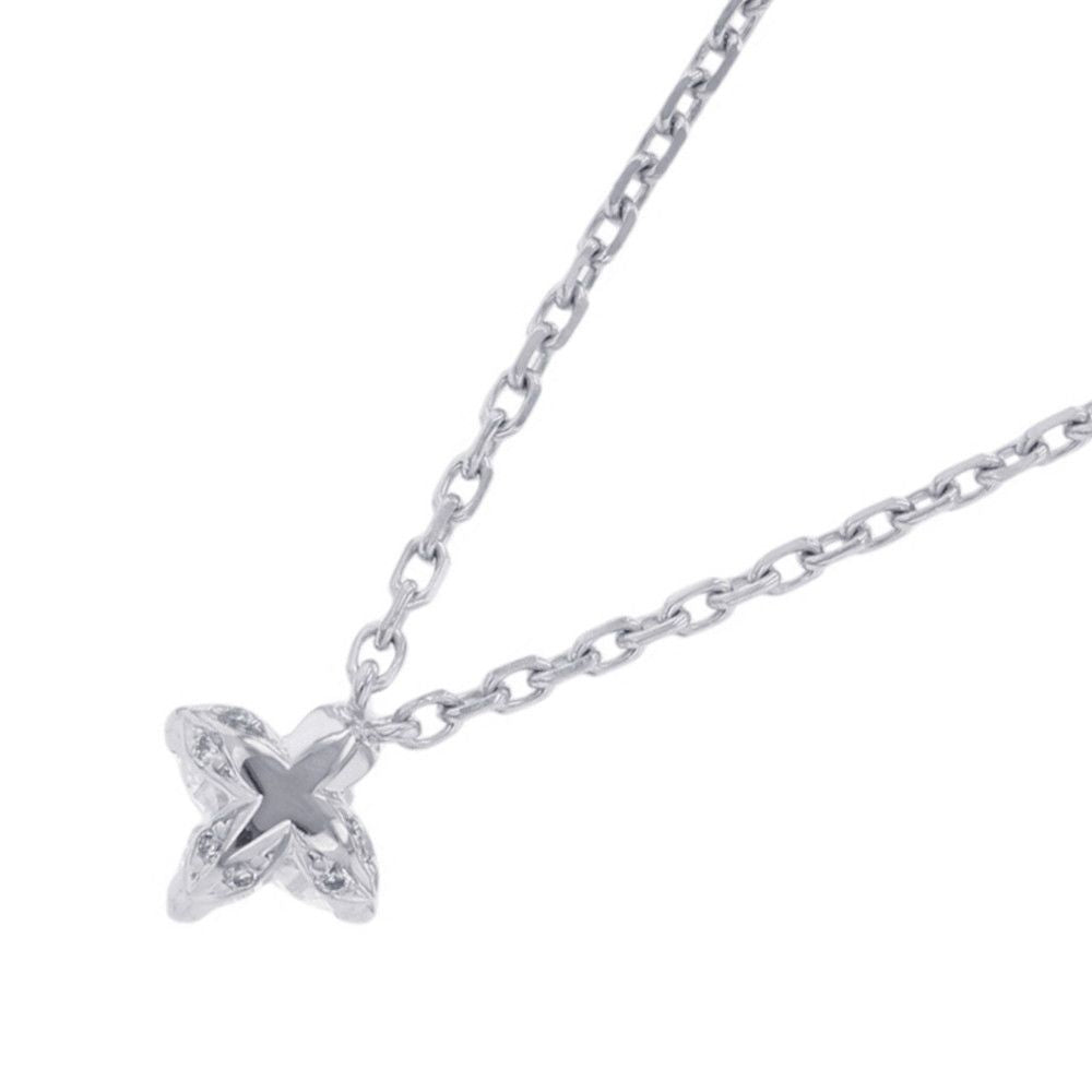 Louis Vuitton Necklace LV Diamond Pendant Star Total 18k White Gold — view 3