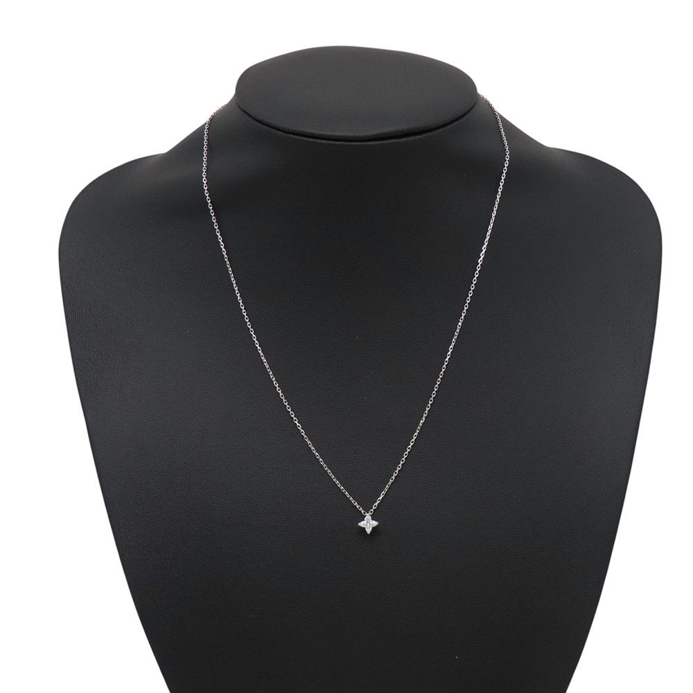 Louis Vuitton Necklace LV Diamond Pendant Star Total 18k White Gold — view 4