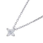 Louis Vuitton Necklace LV Diamond Pendant Star Total 18k White Gold