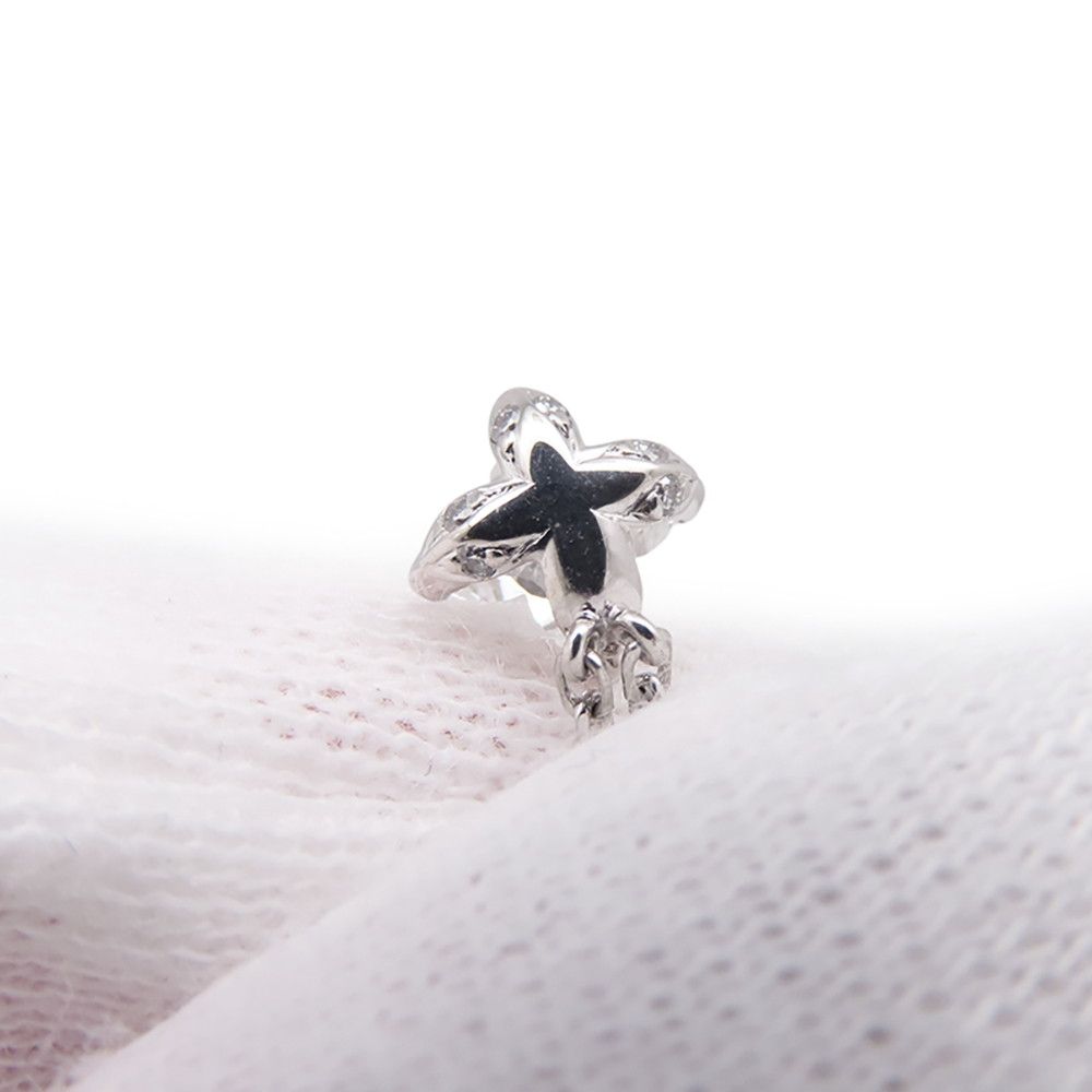 Louis Vuitton Necklace LV Diamond Pendant Star Total 18k White Gold — view 6