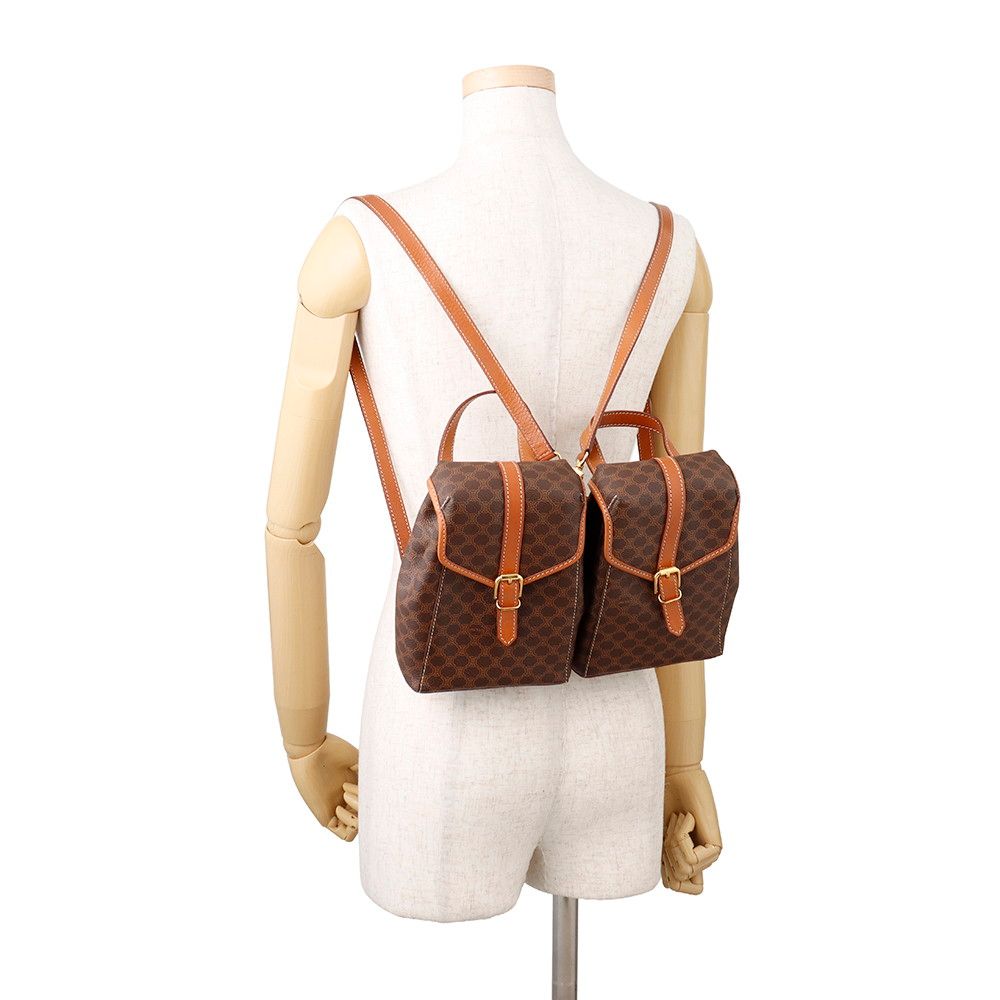 Celine Backpack Macadam Twin Mini Leather — view 4