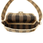 Fendi Handbag Mamma Bucket Raffia Canvas Bag Shoulder 2-Way — view 6