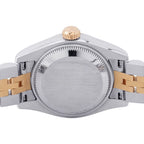 Rolex Datejust SS 18k Pink Gold Number Watch Violet Dial Diamond — view 2