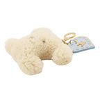 Celine Bag Charm Triomphe Pom Shearling Leather Key Holder — view 2