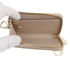 Dior Key Case Cannage Lady Yuzu Lambskin — view 4