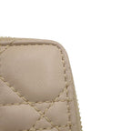 Dior Key Case Cannage Lady Yuzu Lambskin — view 5