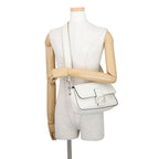 Fendi Handbag Selleria Bucket Calf Leather Bag Shoulder White — view 5